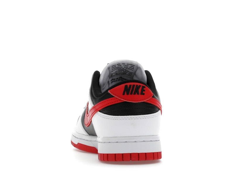 Nike Dunk Low Retro White Black University Red