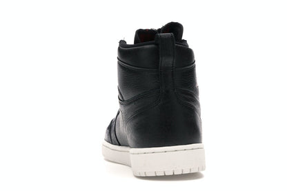 Jordan 1 Retro High Zip Black Gym Red Phantom (Women's)