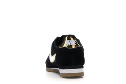 Nike Classic Cortez Black Metallic Gold Gum (Women's)