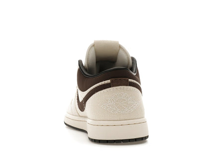 Jordan 1 Low Premium Pale Ivory Off Noir Baroque Brown