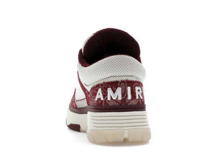 AMIRI MA-1 Bandana Denim Burgundy