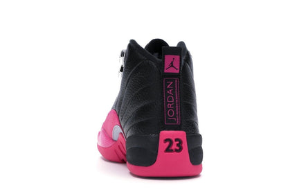 Jordan 12 Retro Black Deadly Pink (GS)