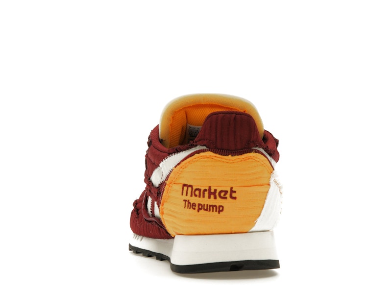 Reebok Classic Leather Pump Market Classic Burgundy