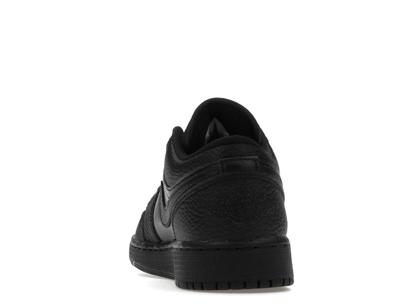 Jordan 1 Low Tumbled Leather Black (GS)