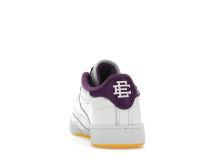 Reebok Club C 85 Eric Emanuel White Purple Yellow