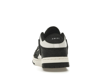 AMIRI Skel Top Low Shimmer Black White