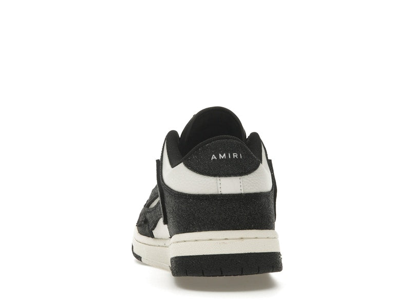 AMIRI Skel Top Low Shimmer Black White