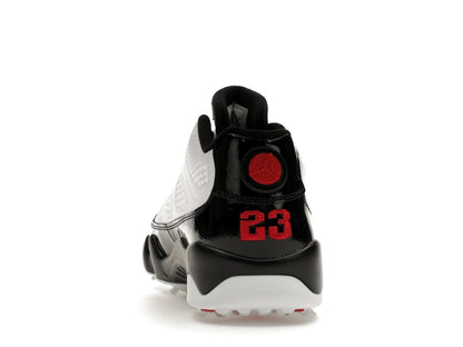 Jordan 9 Retro Low Golf White Black True Red