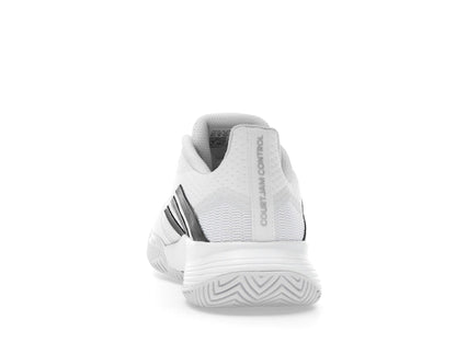 adidas Courtjam Control Cloud White Core Black Matte Silver