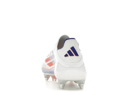 adidas F50 Elite Laceless SG Cloud White Solar Red Lucid Blue