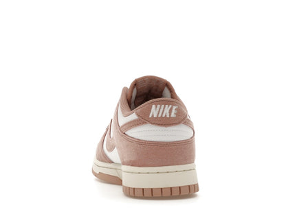 Nike Dunk Low Rose Whisper Gold Mini Swoosh (Women's)