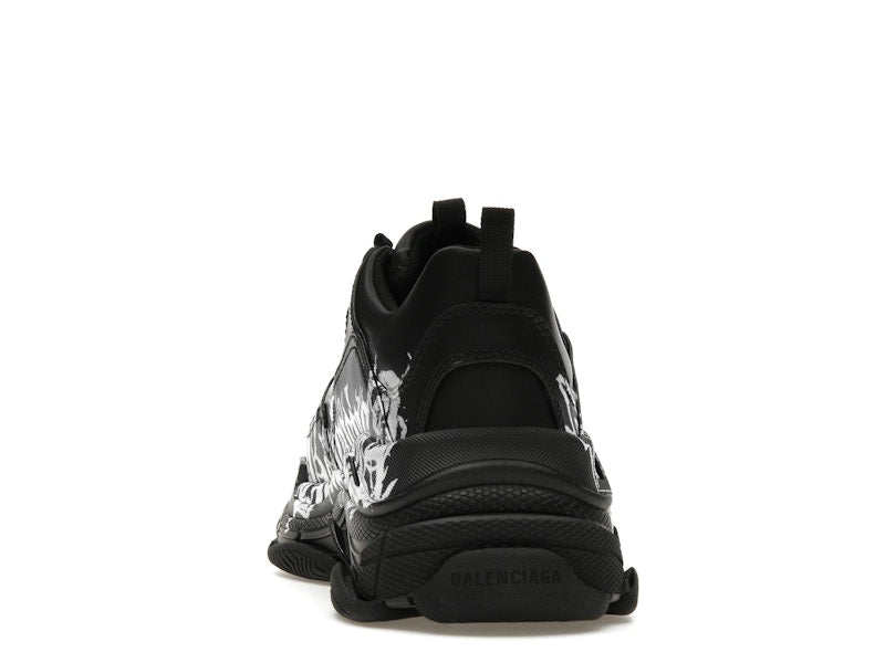 Balenciaga Triple S DIY Metal Artwork Black