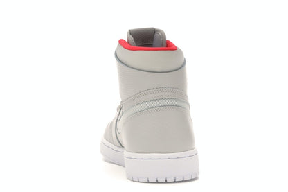 Jordan 1 Retro High Nouveau Pure Platinum Bright Crimson
