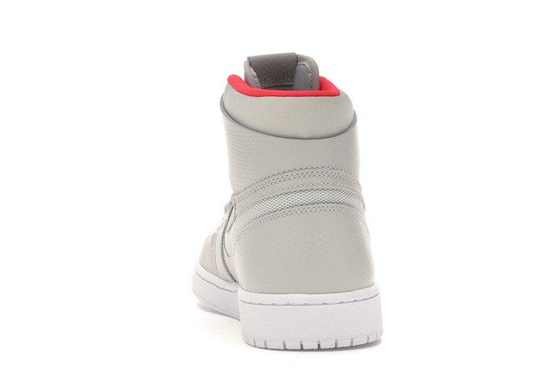 Jordan 1 Retro High Nouveau Pure Platinum Bright Crimson