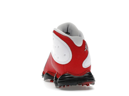 Jordan 13 Retro Golf Cleat White Red