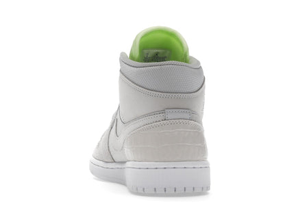 Jordan 1 Mid Vast Grey Ghost Green (Women's)