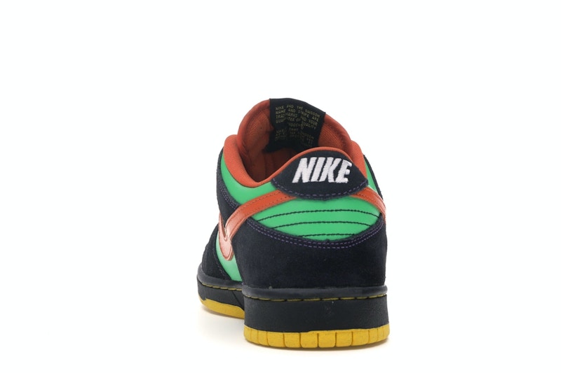 Nike SB Dunk Low Green Spark Hoop Orange