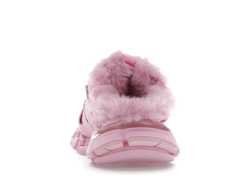 Balenciaga Track Mule Pink Faux Fur (Women's)