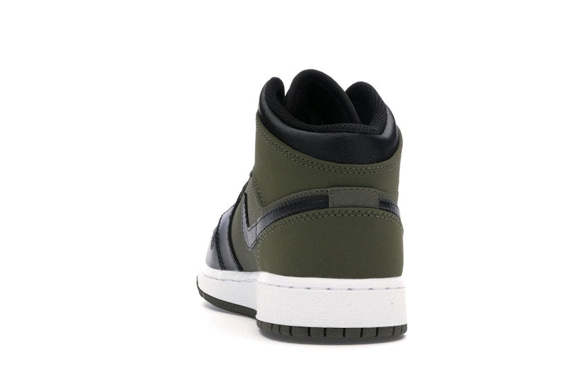 Jordan 1 Mid Olive Canvas Black (GS)