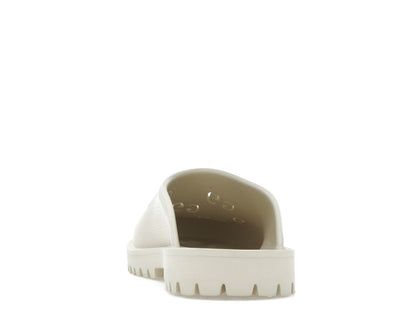 Gucci Slip-on Sandal Cut Out Monogram Mystic White