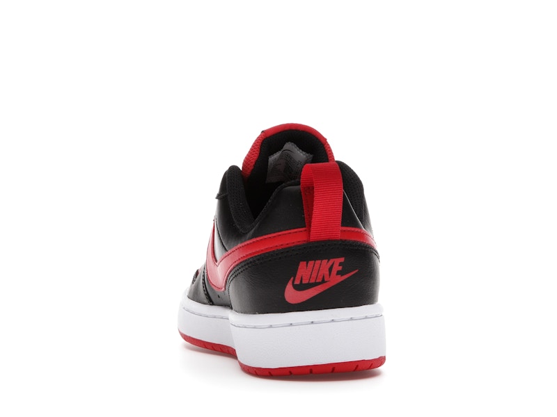 Nike Court Borough Low 2 Black University Red (GS)