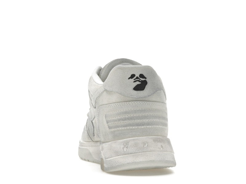 OFF-WHITE Out Of Office OOO Low Tops White Distressed
