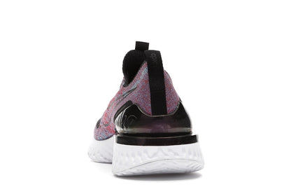 Nike Epic React Moc Flyknit Black University Red Hyper Jade