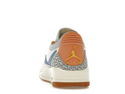 Jordan Legacy 312 Low Phantom Amber Brown Star Blue