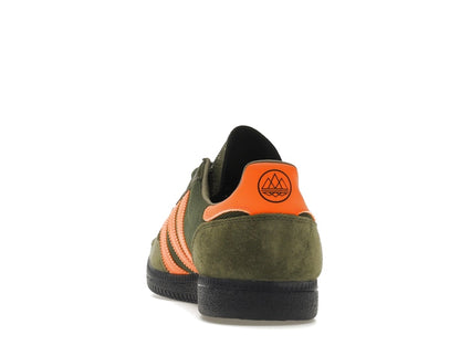 adidas Barrowland SPZL Dust Green Signal Orange
