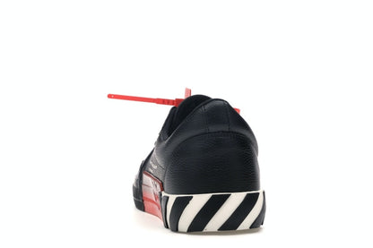 OFF-WHITE Vulc Low Black Leather FW19