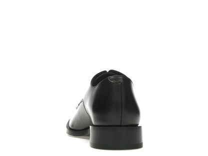 Balenciaga Rim Derby Shoes Black Leather
