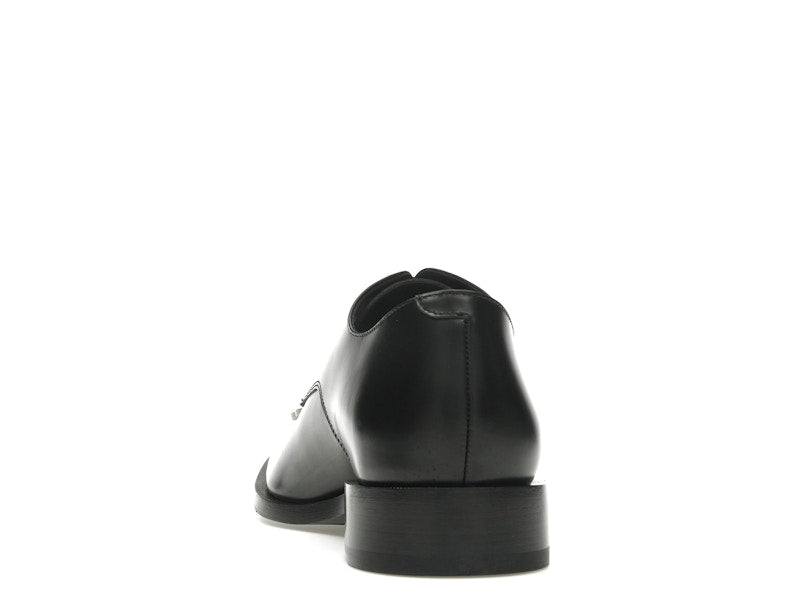 Balenciaga Rim Derby Shoes Black Leather