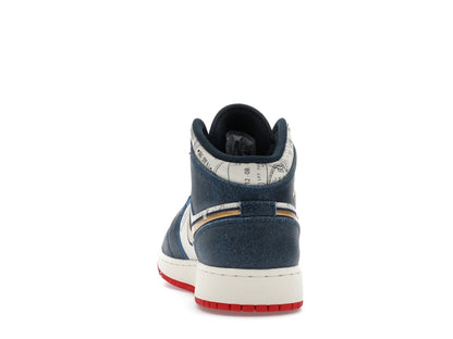Jordan 1 Mid SE Take Flight Gold Swoosh (GS)