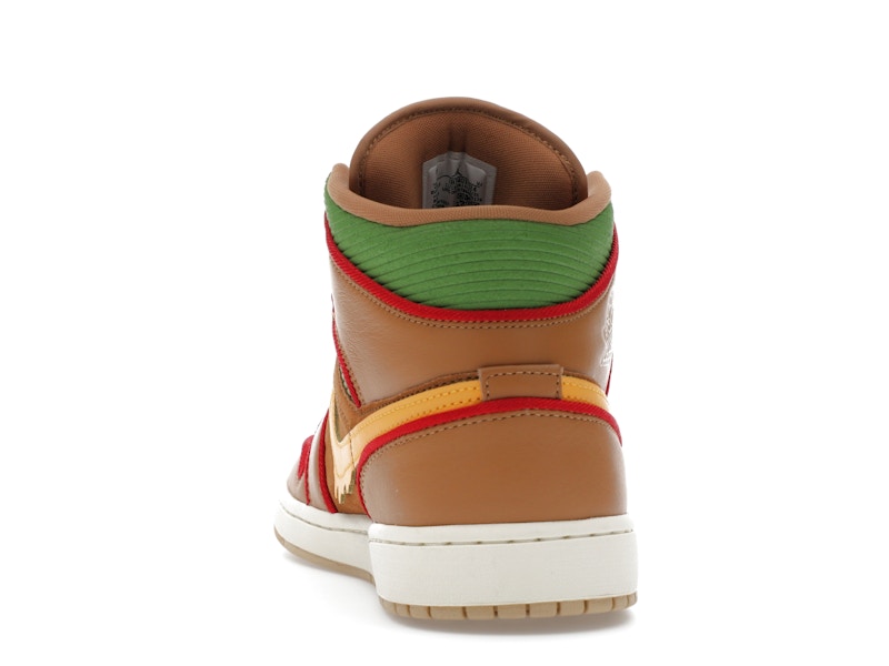 Jordan 1 Mid SE Cheeseburger