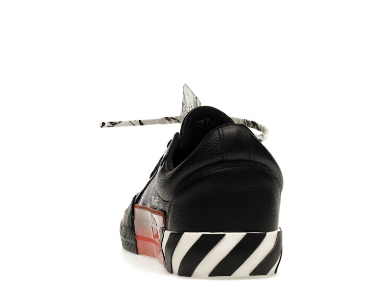 OFF-WHITE Vulc Low Leather Black White FW21