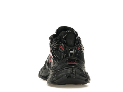 Balenciaga Runner Graffiti Black Red