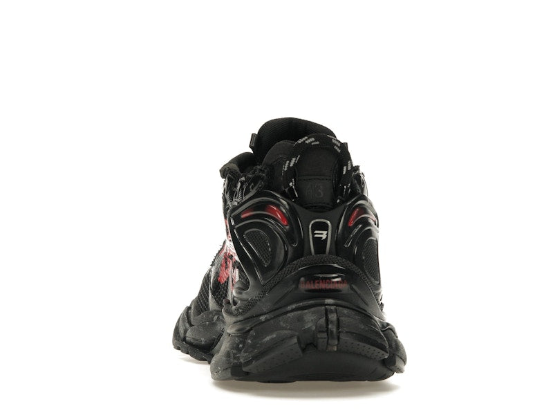 Balenciaga Runner Graffiti Black Red