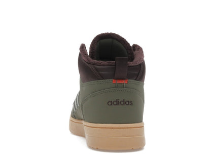 adidas Rapid Court Mid Winterized Olive Strata Shadow Brown Gum