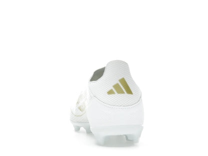 adidas F50 League Laceless Firm/Multi-Ground Cloud White Gold Metallic