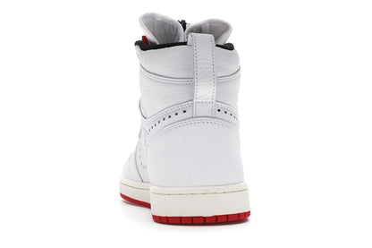 Jordan 1 Retro High Zip White University Red
