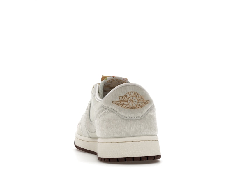 Jordan 1 Retro Low OG Football Grey Sail Light Chocolate