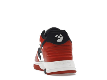 OFF-WHITE Out Of Office OOO Low Tops Black White Red
