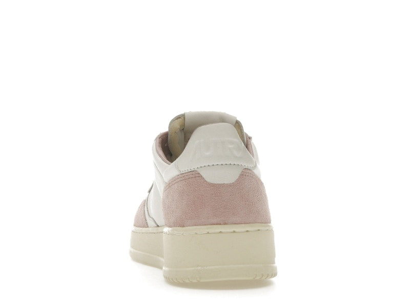 Autry Medalist Leather Low White Powder (Women's)