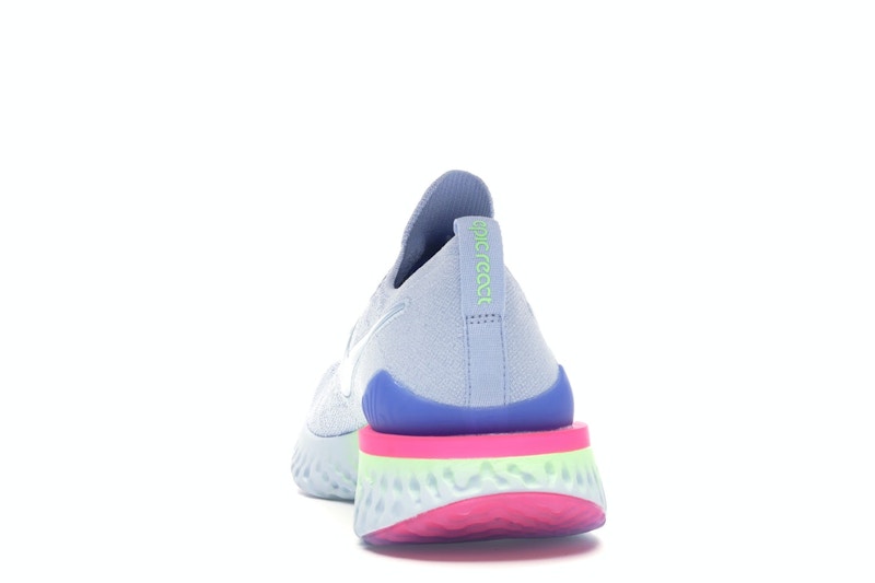 Nike Epic React Flyknit 2 Hydrogen Blue Sapphire Hyper Pink