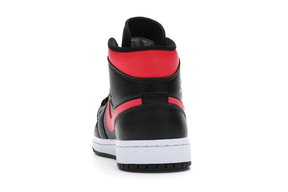 Jordan 1 Mid Black Siren Red (Women's)
