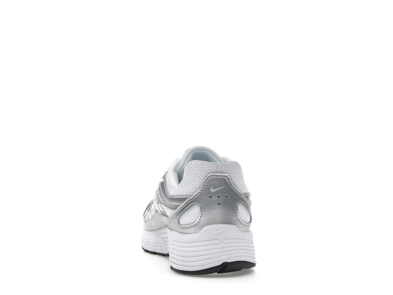 Nike P-6000 White Metallic Silver (GS)