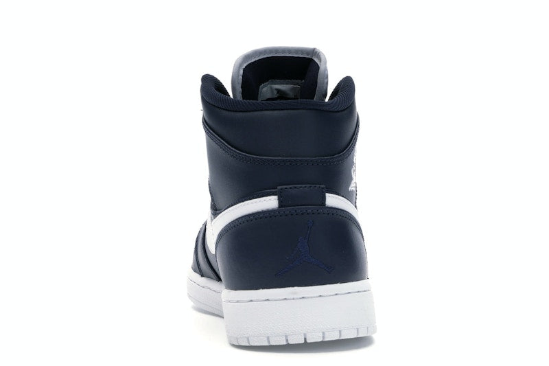 Jordan 1 Retro Mid Obsidian White