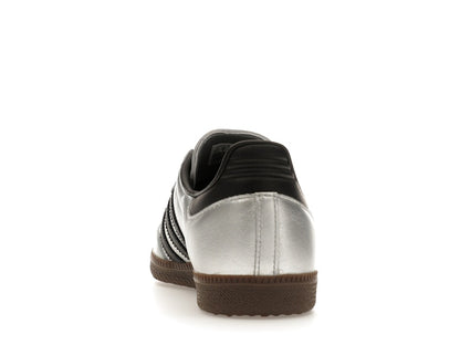 adidas Samba OG Silver Metallic Black Gum (Women's)