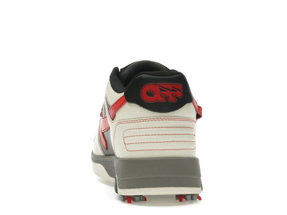 OFF-WHITE Out Of Office OOO Low Tops Golf Paris Hilinski Red Black