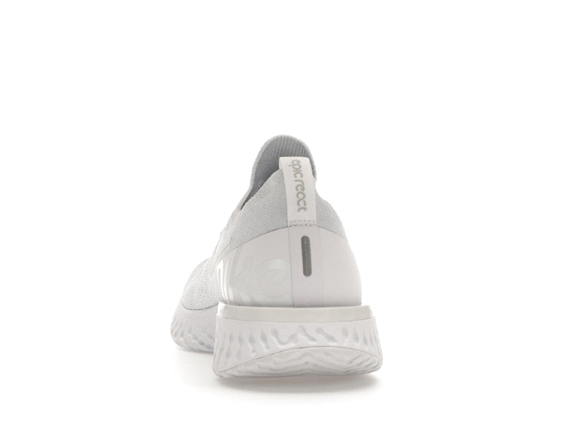 Nike Epic React Flyknit True White